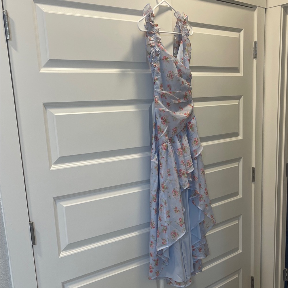 Abercrombie & Fitch Floral Blue Dress
